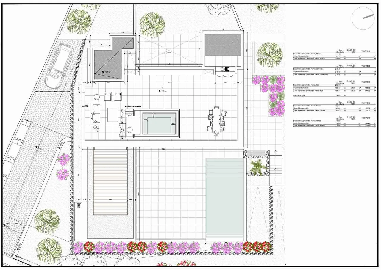 living - Casa / villa de 708m² con 303m² terraza en venta en Port d'Andratx - Plano del piso - 4