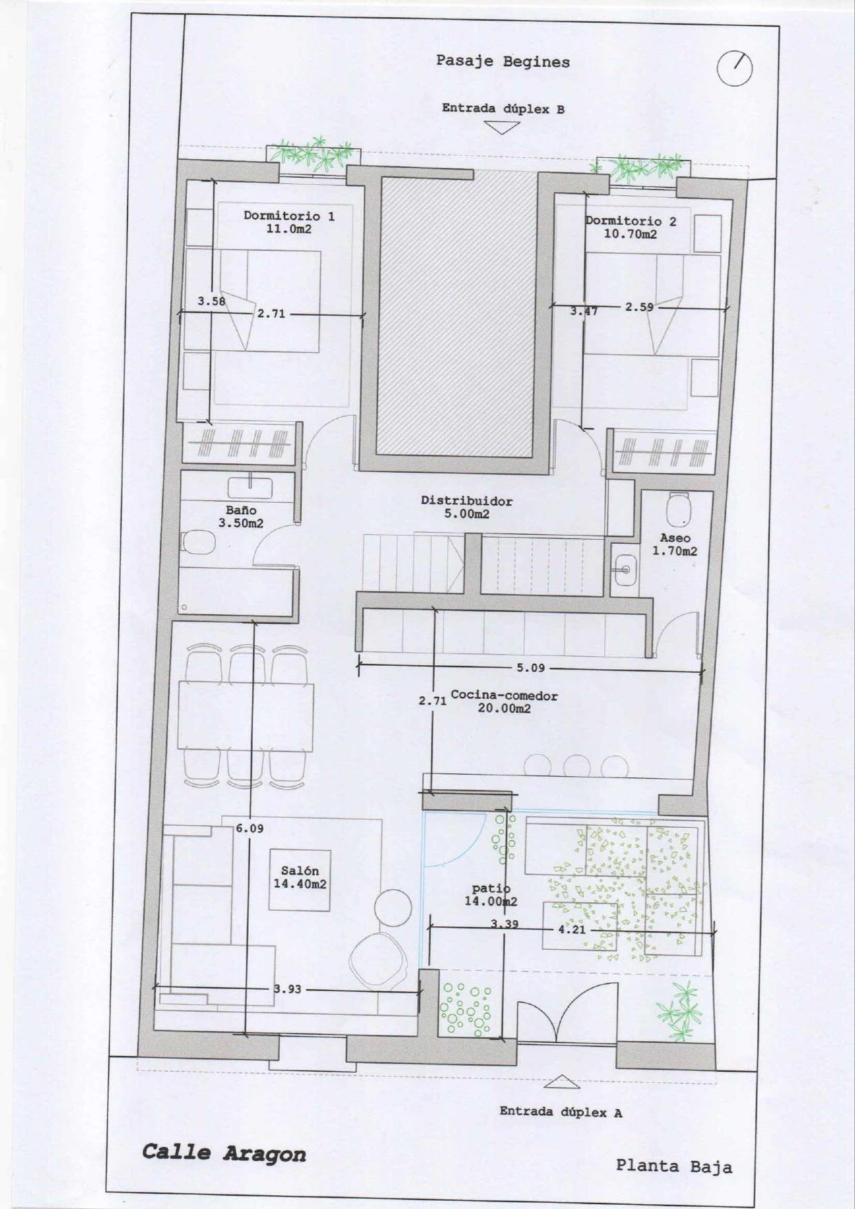 living - Casa / villa de 102m² con 14m² terraza en venta en Estepona Centro - Plano del piso - 1