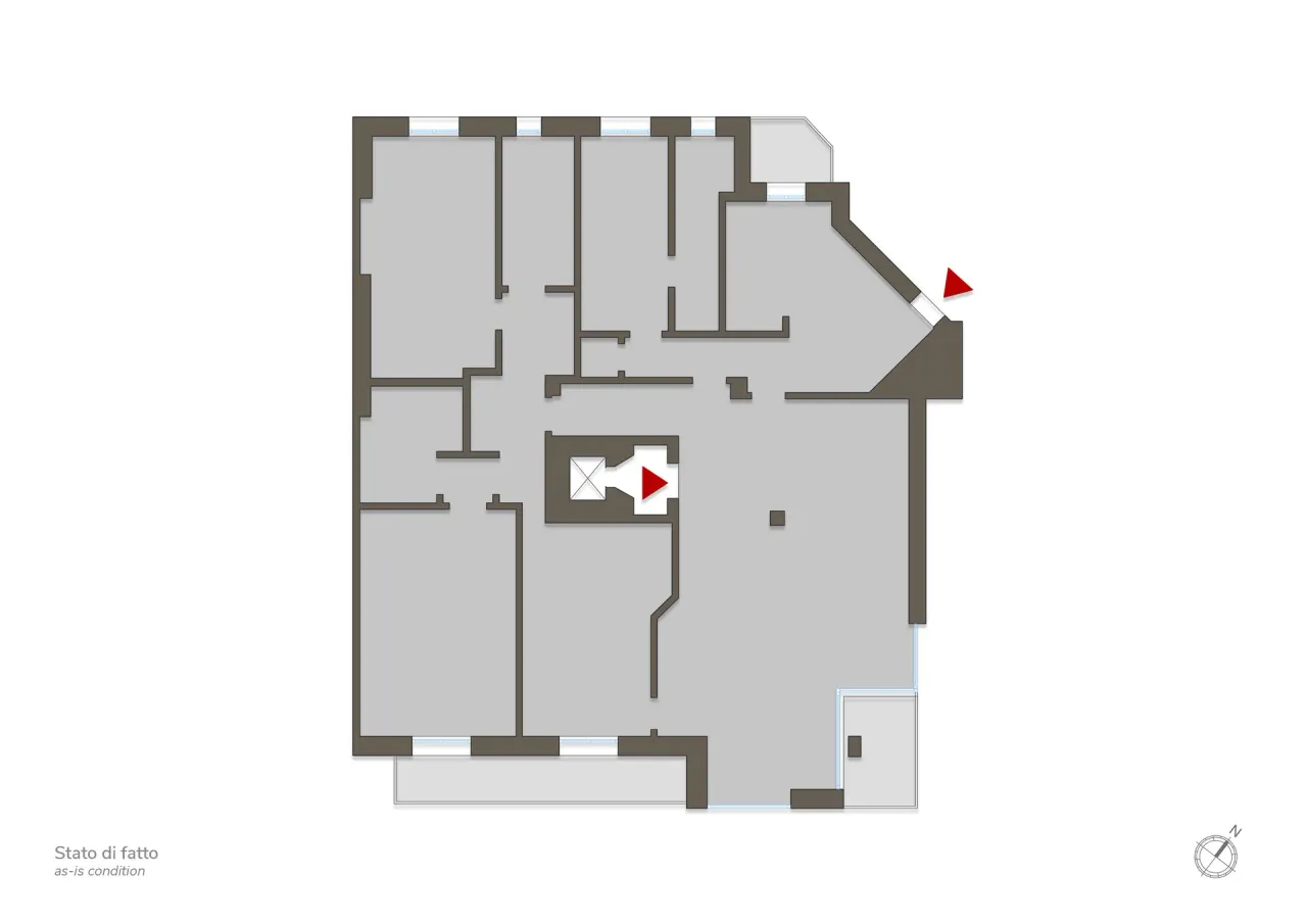 living - Domenichino 44 - Wonen - Dils - Verdiepingsplan - 2