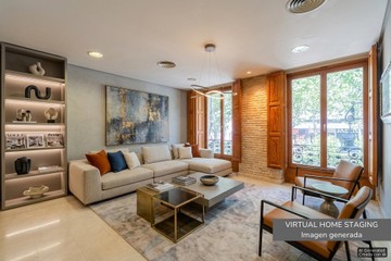 living - 297m² apartment for sale in Gran Vía, Valencia - featured