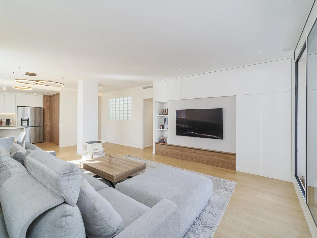 living - 120m² penthouse with 38m² terrace for sale in Eixample Left - gallery - 5