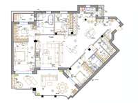living - 225m² apartment with 71m² terrace for sale in New Golden Mile - Floor Plan thumbnail - 1