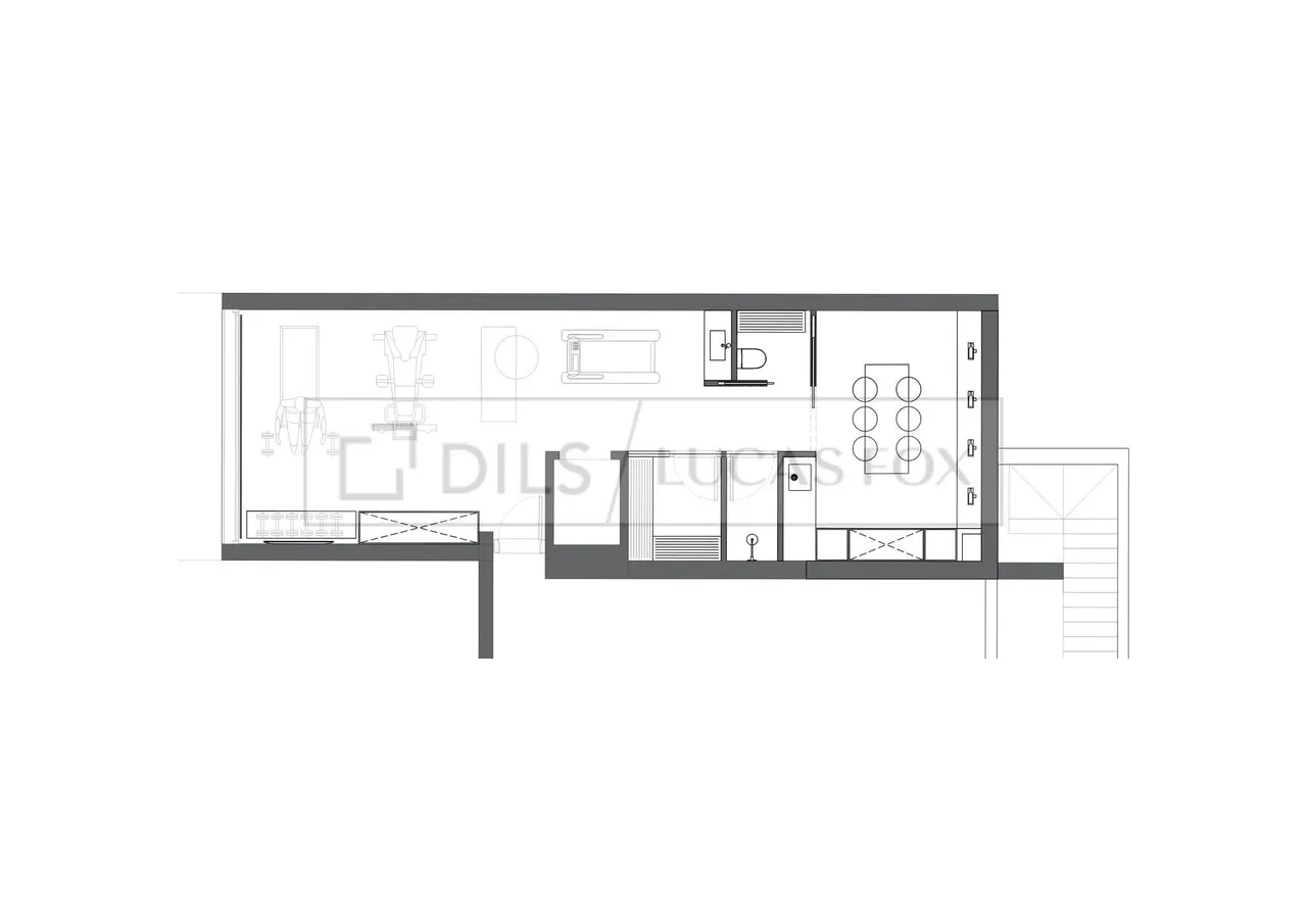 living - Casa / villa de 440m² en venta en Terramar, Barcelona - Plano del piso - 3