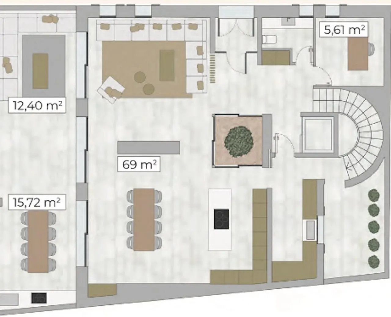 living - 475m² house / villa for sale in Ses Salines - Floor Plan - 2