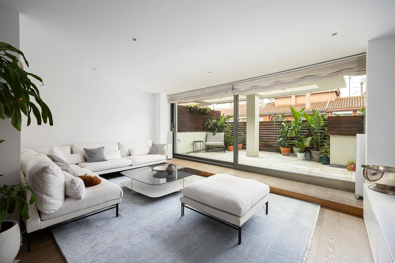 living - 234m² penthouse with 100m² terrace for sale in Sant Gervasi - Galvany - gallery - 4