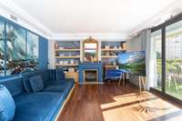 living - Piso de 563m² con 80m² terraza en venta en Turó Park - gallery thumbnail - 3