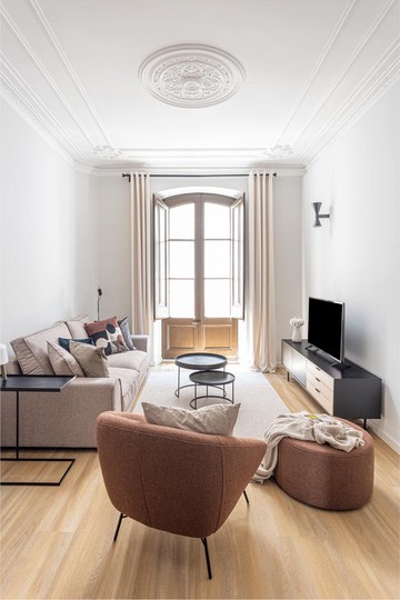 living - Piso de 83m² en venta en Gótico, Barcelona - featured