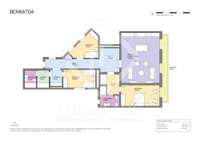 living - 170m² apartment with 9m² terrace for sale in Eixample Right - Floor Plan thumbnail - 1