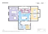 living - 109m² apartment for sale in Eixample Left, Barcelona - Floor Plan thumbnail - 1