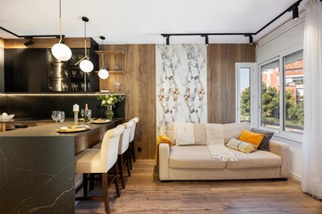 living - Piso de 39m² en venta en El Putxet, Barcelona - featured
