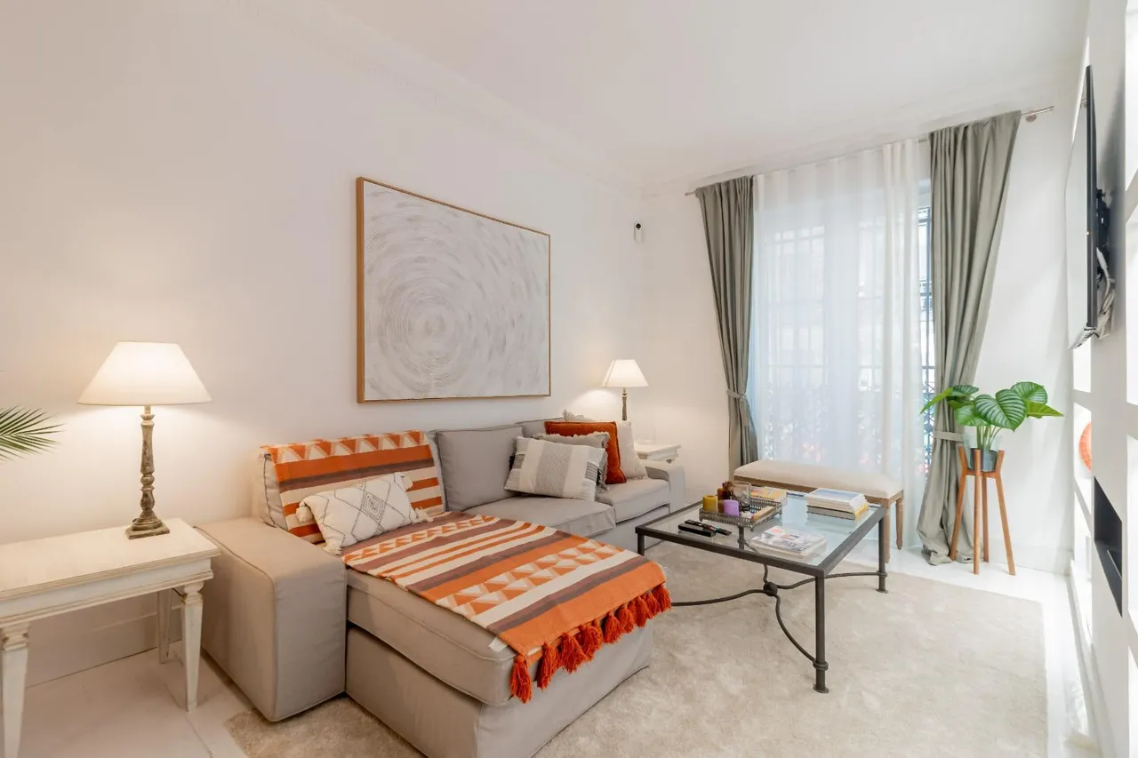 living - Piso de 104m² en alquiler en Trafalgar, Madrid - gallery - 3