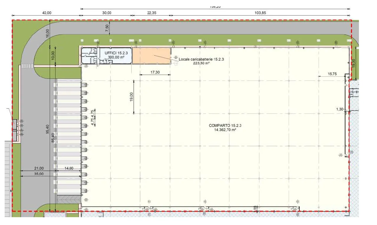 logistics - Bologna Interporto DC17 - Logistics - Dils - Floor Plan - 1