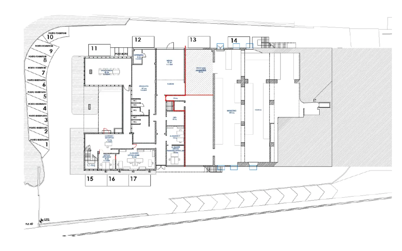 logistics - South Florence - Logistique - Dils - Plan d'étage - 2