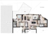living - Piso de 177m² con 42m² terraza en venta en Lista, Madrid - Plano del piso thumbnail - 1