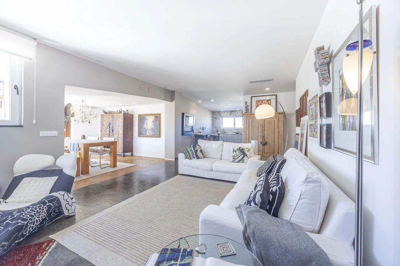 living - 148m² penthouse with 60m² terrace for sale in El Pla del Remei - gallery - 6