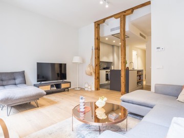 living - 119m² apartment for sale in Trafalgar, Madrid - featured