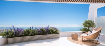 living - Marina Golden Bay Penthouses, Artola, Costa del Sol - featured