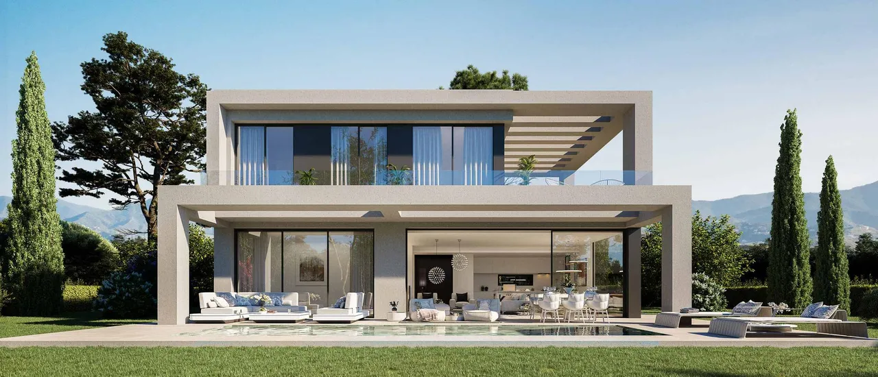 living - New build luxury villa for sale with sea views in La Alquería, Benahavís - gallery - 8