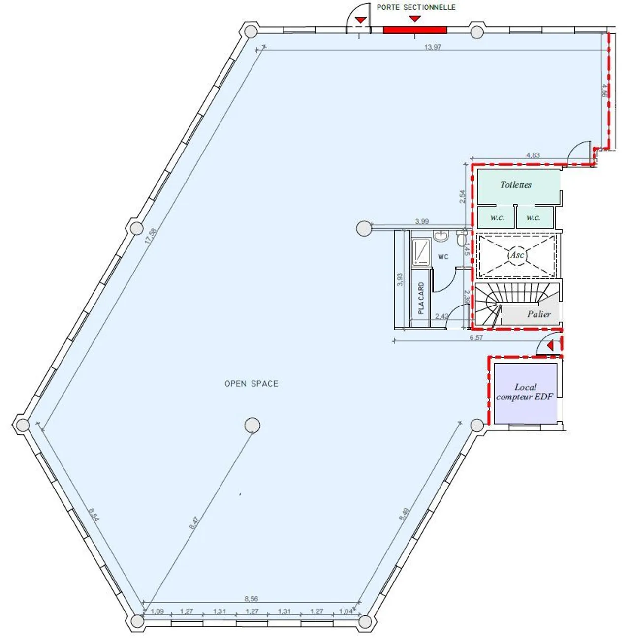 logistics - Activity Facility For Rent - Planimetria - 1
