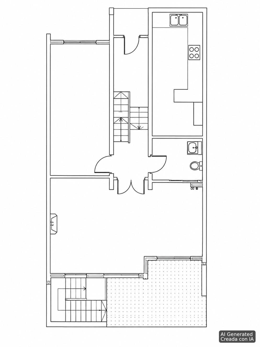 living - Casa / villa de 350m² con 50m² de jardín en venta en Majadahonda - Plano del piso thumbnail - 2