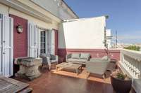 living - Ático de 400m² con 25m² terraza en alquiler en Almagro - gallery thumbnail - 1