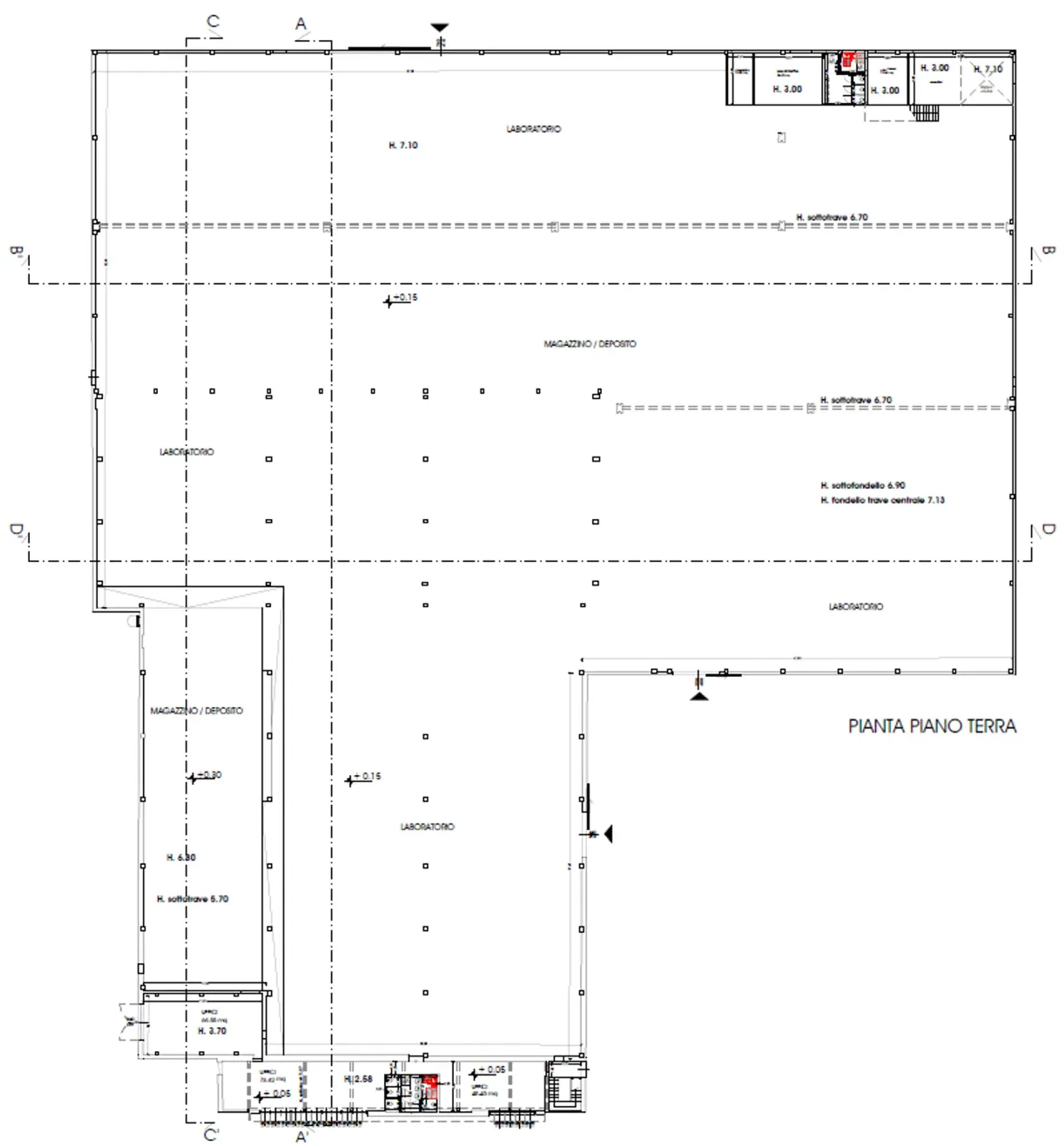 logistics - East Lucca - Logistics - Dils - Plan d'étage - 1