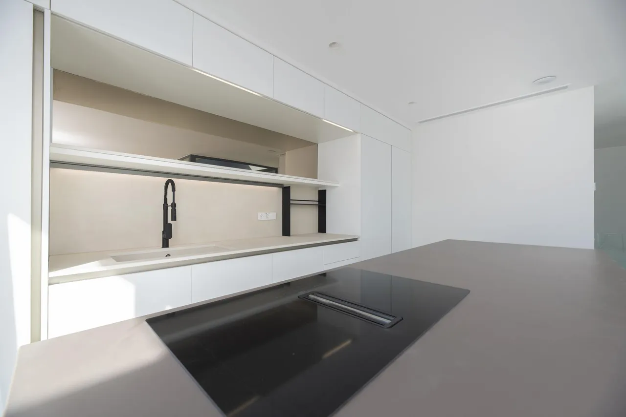 living - Nueva promoción de villas en Santa Eulalia con vistas al mar y piscinas privadas - gallery - 10