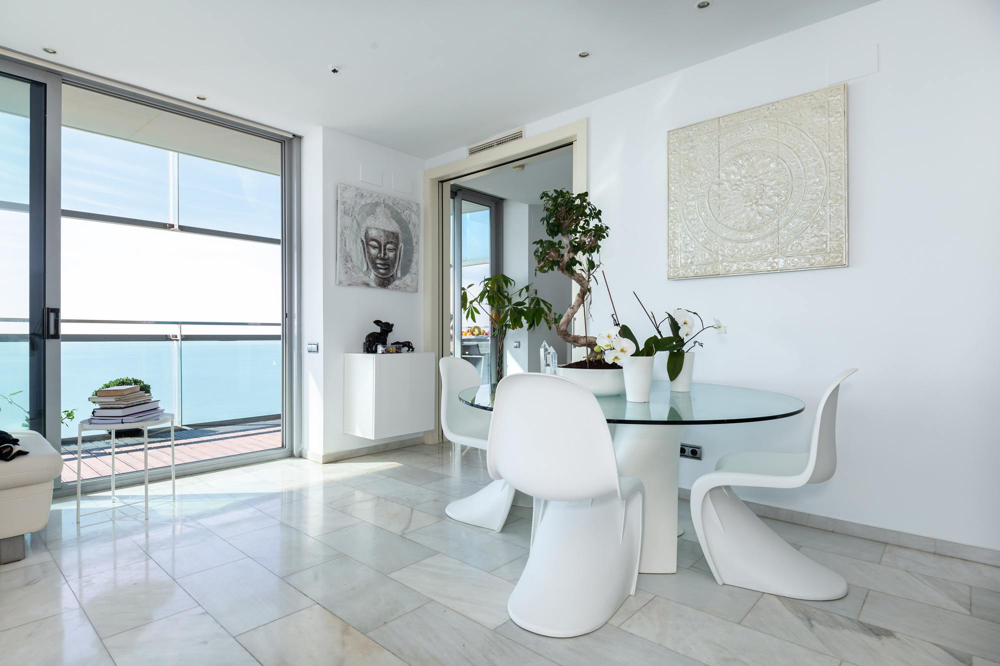 living - Piso de 123m² con 63m² terraza en venta en Diagonal Mar - gallery - 7