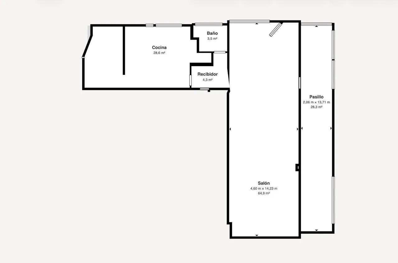 living - Casa / villa de 438m² en venta en Godella / Rocafort - Plano del piso - 1