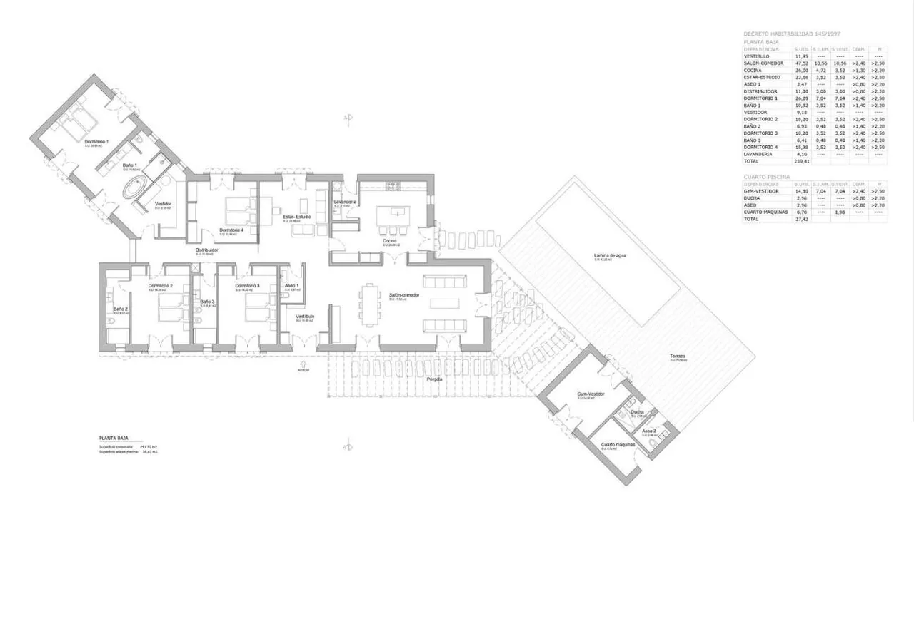 living - Casa / villa de 291m² en venta en Algaida, Islas Baleares - Plano del piso - 2