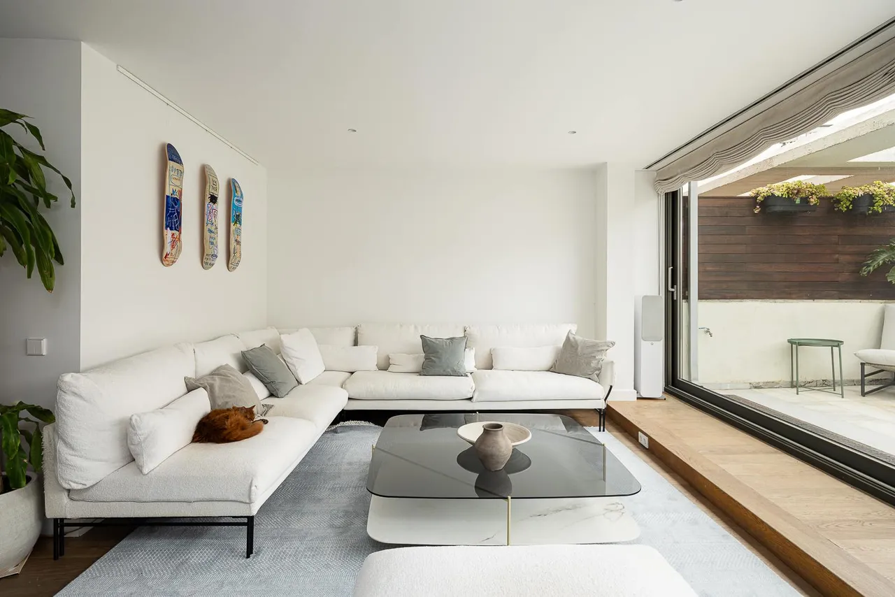 living - 234m² penthouse with 100m² terrace for sale in Sant Gervasi - Galvany - gallery - 5