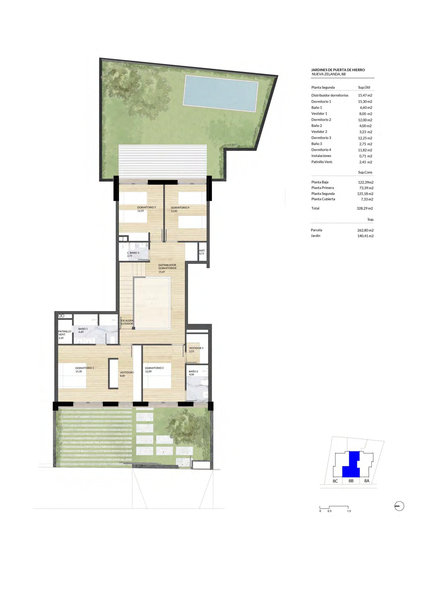 living - 446m² house / villa for sale in Puerta de Hierro, Madrid - Floor Plan - 3