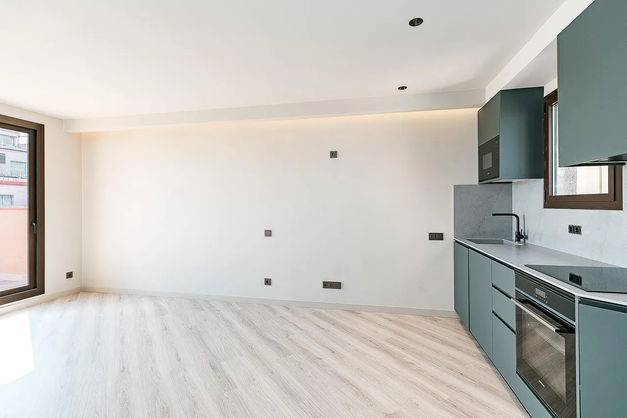 living - Ático de 62m² con 56m² terraza en venta en Eixample Derecho - gallery - 10