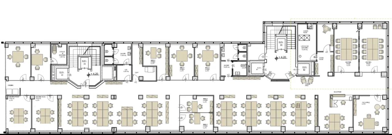 office - Restelli 1/A - Office - Dils - Plano del piso - 1