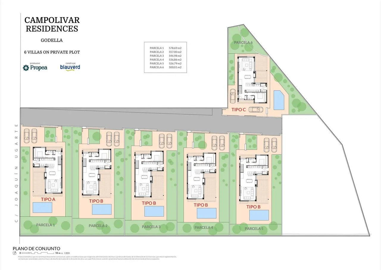 living - Campolivar Residence - Plano del piso - 1