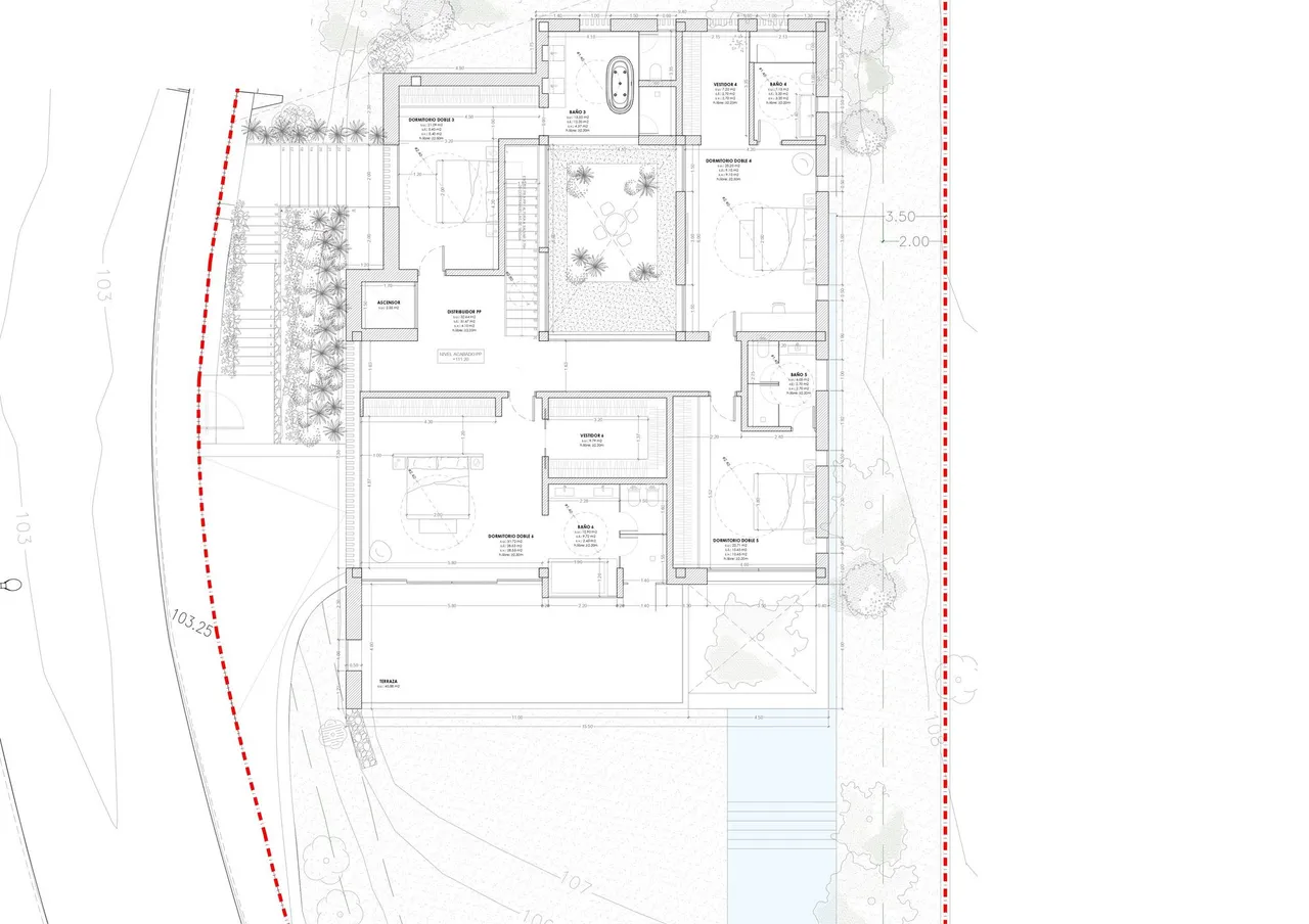 living - 500m² house / villa for sale in Bendinat, Balearic Islands - Floor Plan - 3