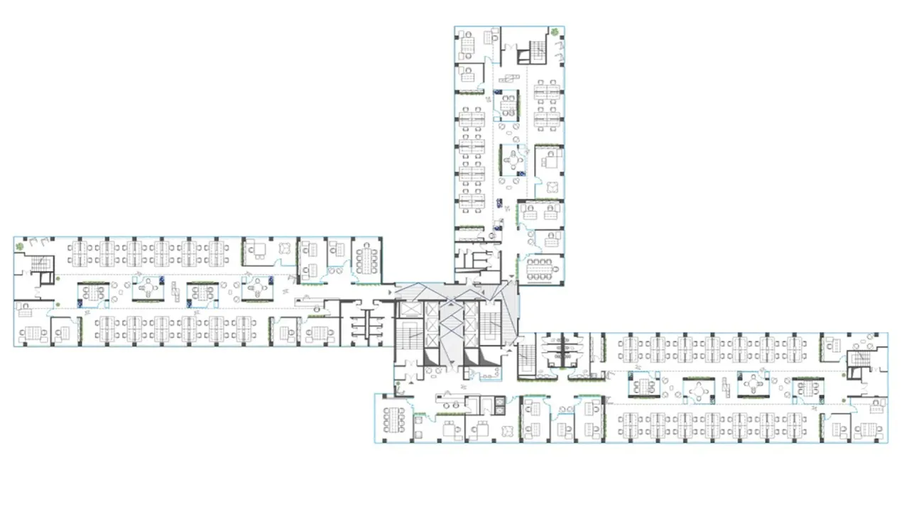 office - Serafico 200 - Office - Dils - Plan d'étage - 1
