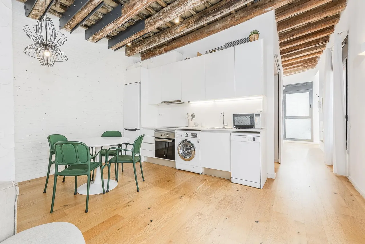 living - Piso de 56m² con 18m² terraza en venta en El Born - gallery - 8