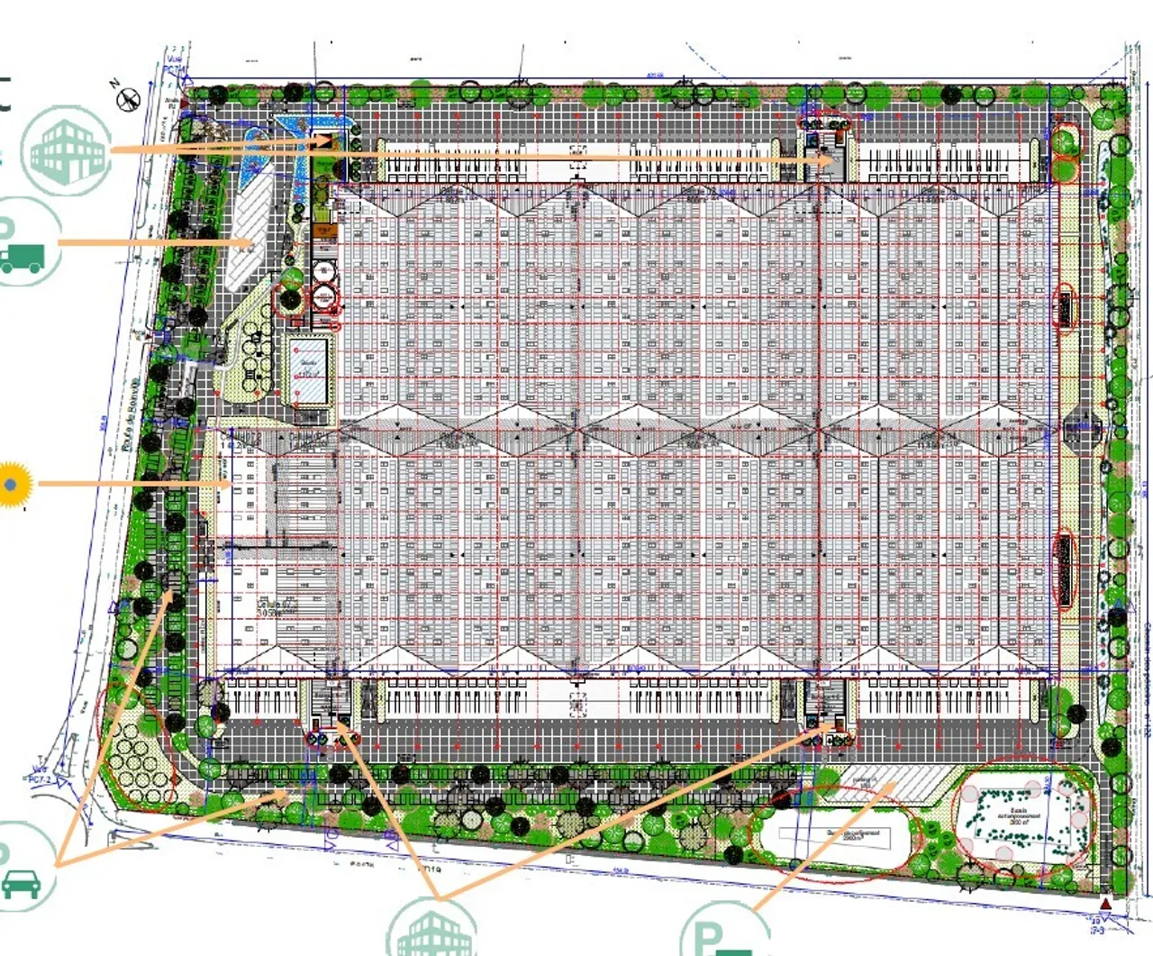 logistics - Entrepôt Logistique À Louer - Plan d'étage - 1