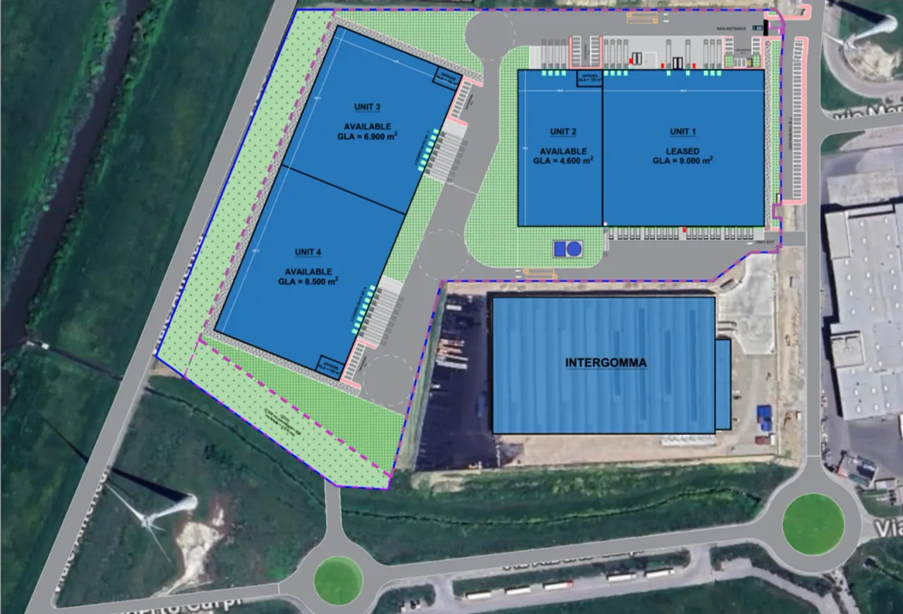 logistics - East Pisa - Logistics - Dils - Plan d'étage - 1