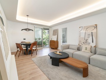 living - Piso de 100m² en venta en Sant Gervasi - Galvany, Barcelona - featured