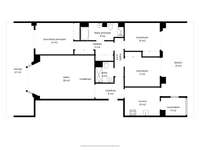 living - Piso de 163m² con 53m² terraza en venta en Terramar - Plano del piso thumbnail - 1