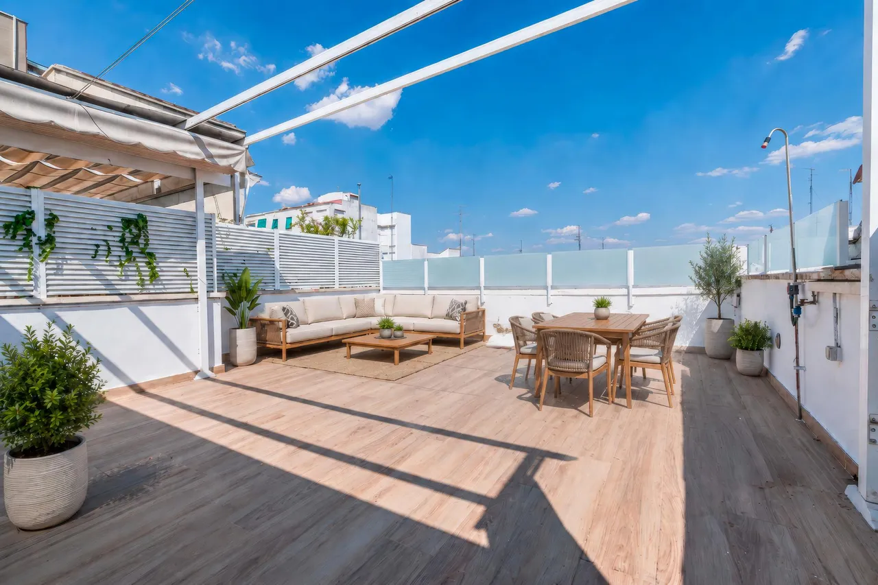 living - Ático de 166m² en venta en Pacífico, Madrid - gallery - 4