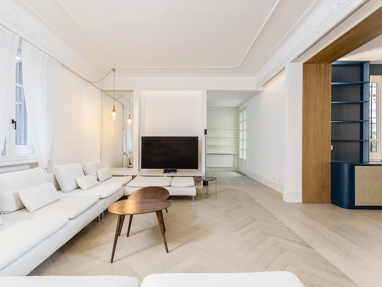 living - Piso de 253m² con 67m² terraza en venta en El Born - gallery - 4
