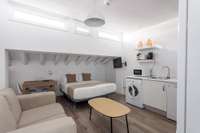 living - 35m² apartment for rent in Sol, Madrid - gallery thumbnail - 1