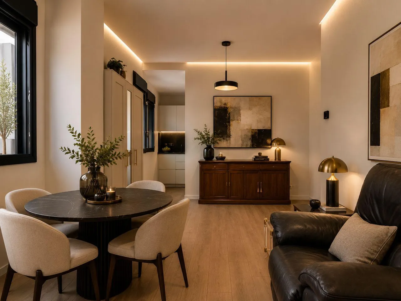 living - Piso de 90m² en venta en Hospitalet de Llobregat, Barcelona - gallery - 2