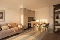 Studio of 44 sqm - Edificio C2 - LivinUp  | Milano - Floor Plan thumbnail - 1