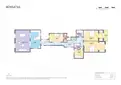 living - Piso de 162m² en venta en Eixample Derecho, Barcelona - Plano del piso thumbnail - 1