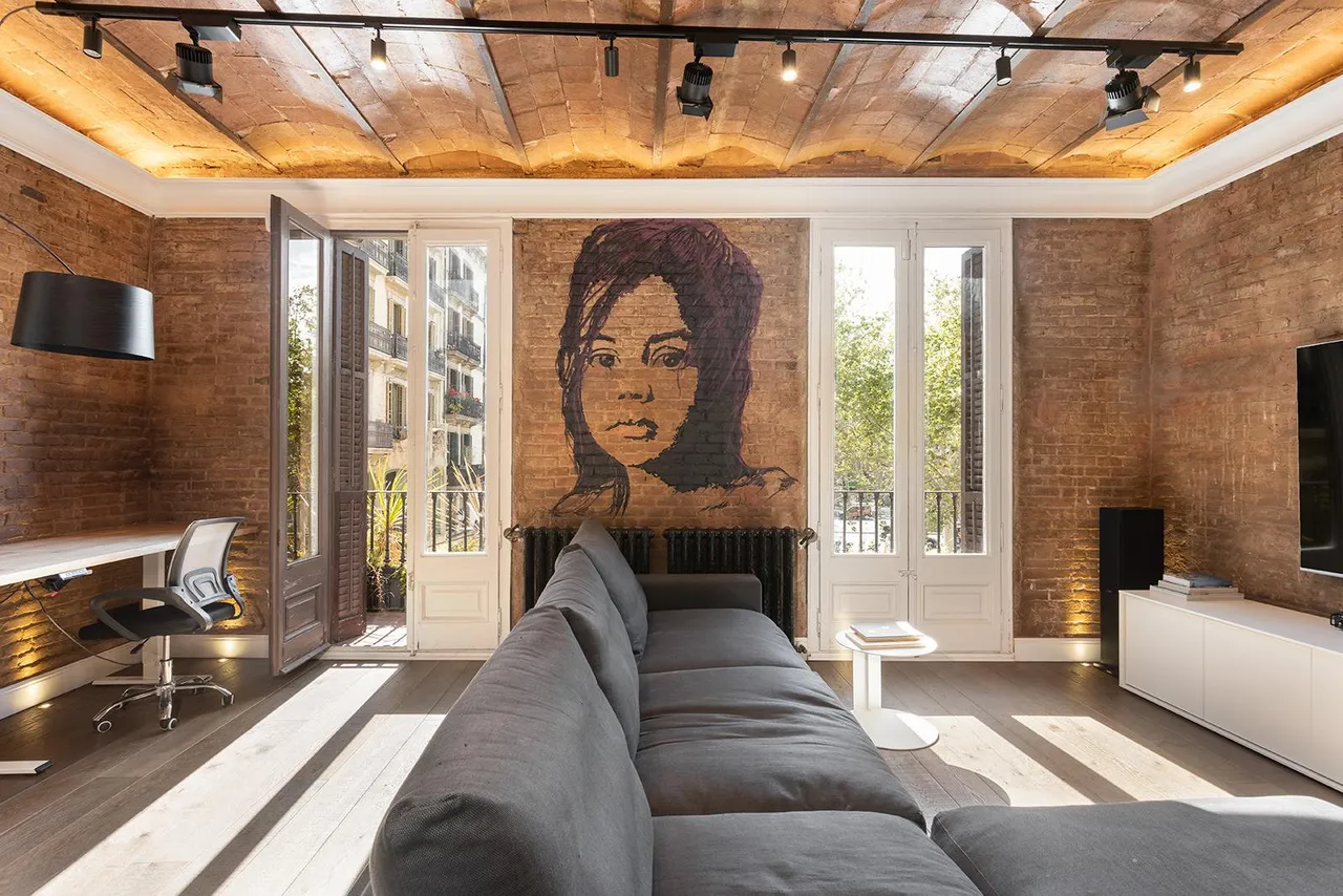 living - Piso de 112m² con 7m² terraza en venta en El Born - gallery - 8
