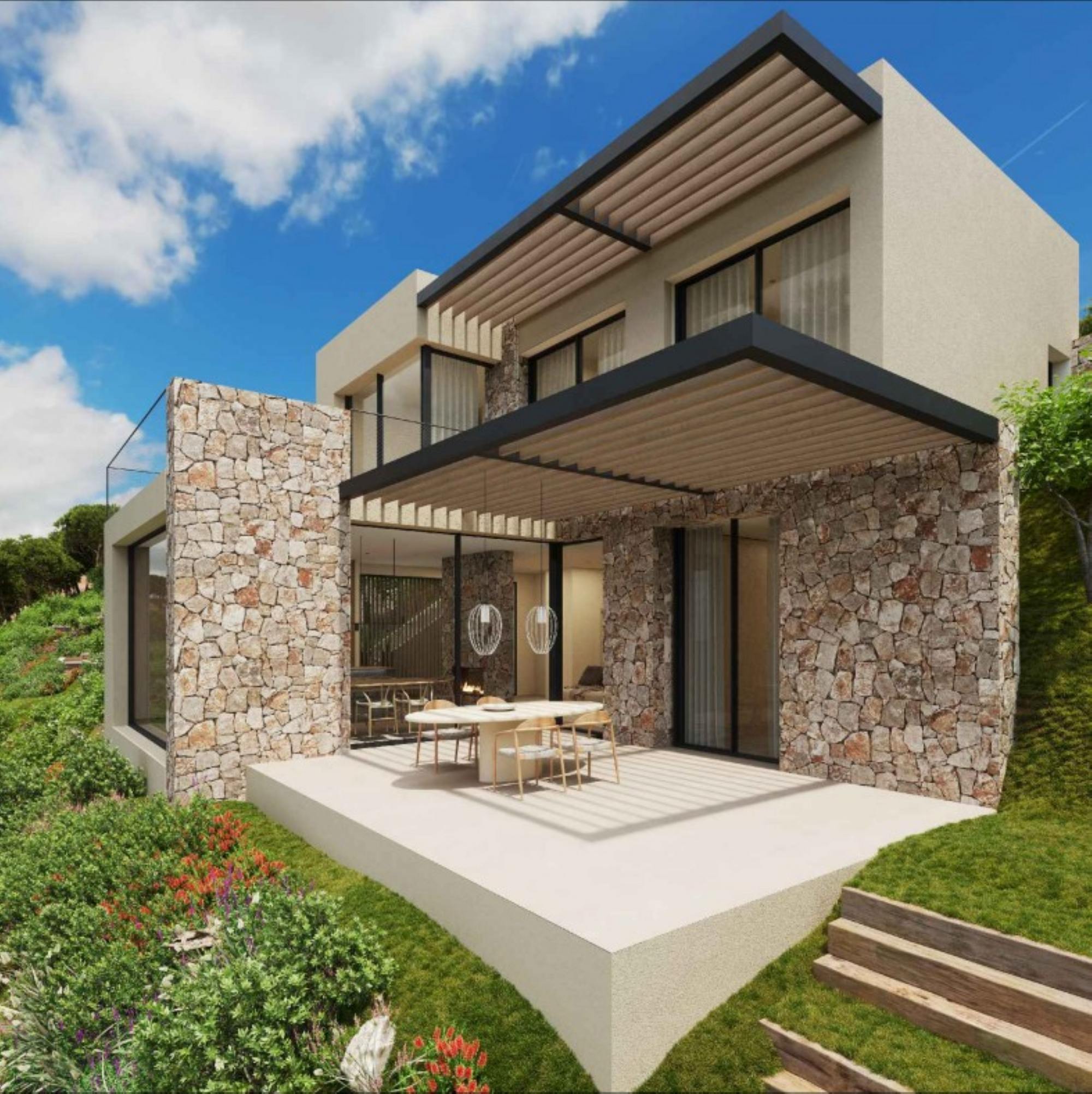 living - 261m² house / villa for sale in Sa Riera, Costa Brava - gallery thumbnail - 1